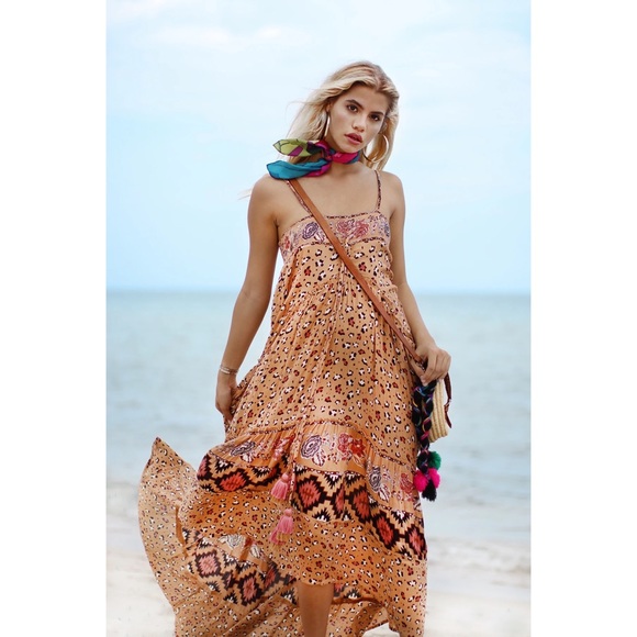 cheetah flowy dress
